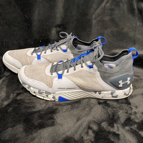 Under Armour Shoes | Under Armour Tri Base Reign 2 Halo Gray Camo Trainers Mens Size 11seakers Shoes | Color: Gray | Size: 11 | Tamararodrig336's
